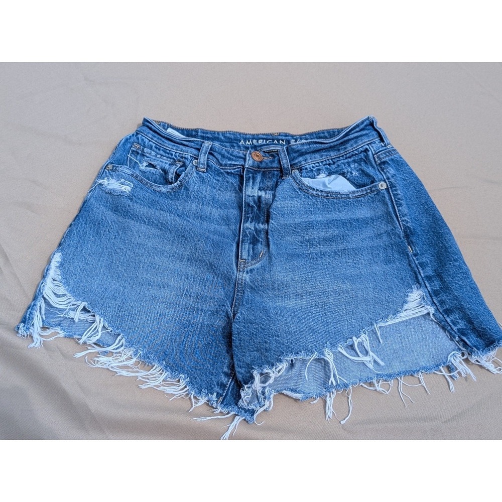 American Eagle‎ Women's Denim Cut off Distressed Shorts Size 6 Frayed Edge